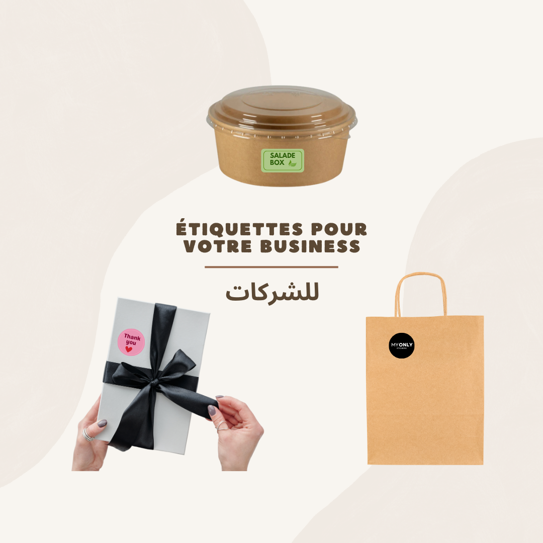 Étiquettes pour votre business