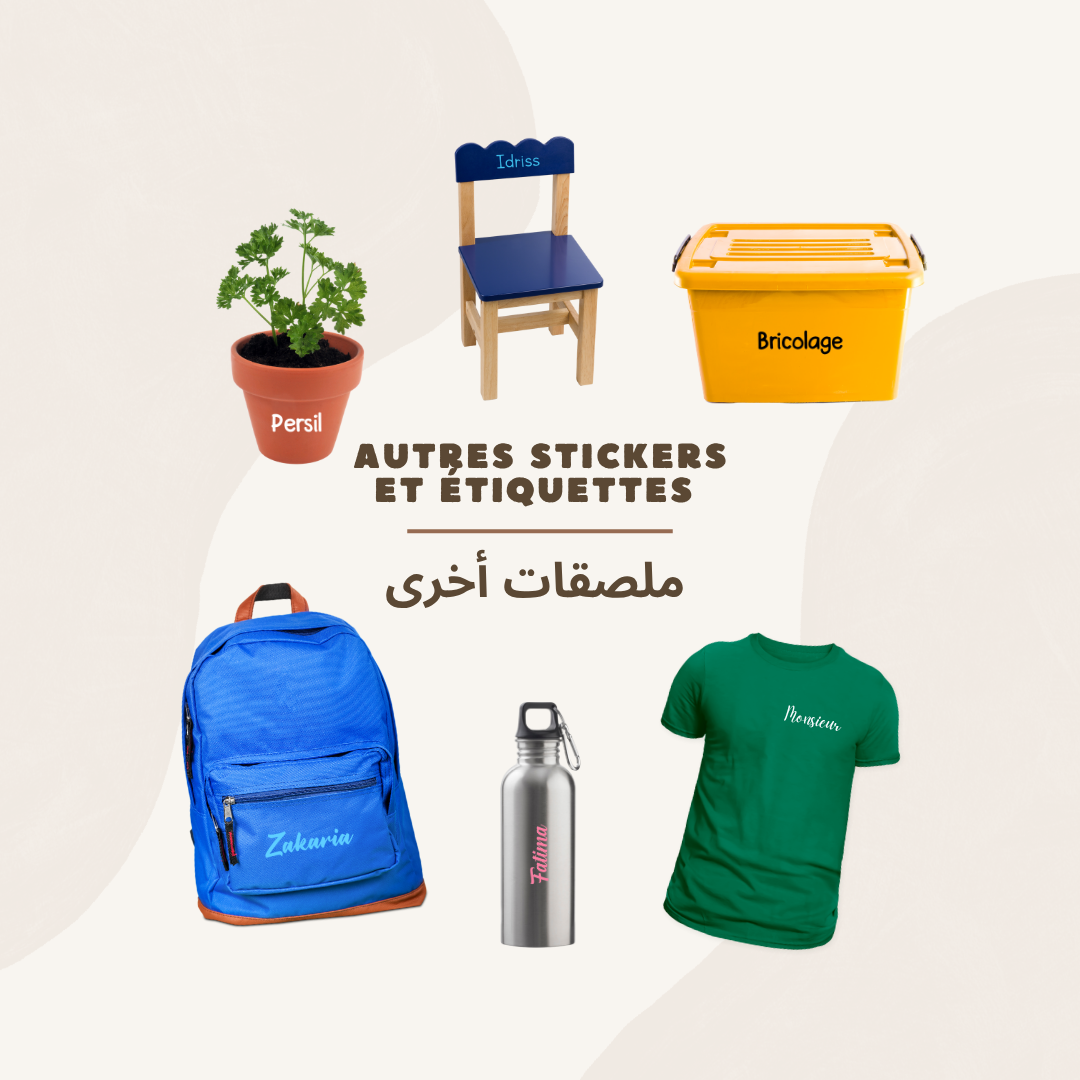 Autres stickers et étiquettes