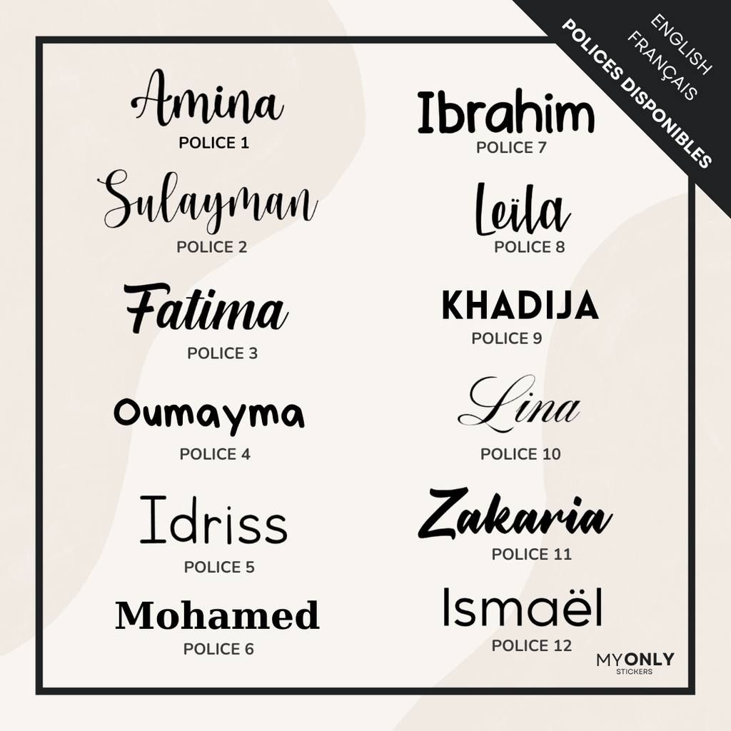 Pack école à personnaliser soi-même - DIY - 3 stickers inclus