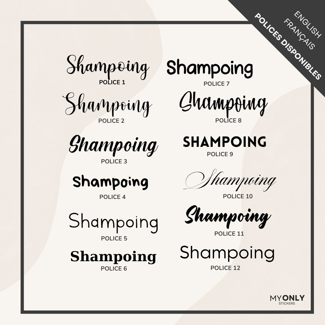 Stickers permanent pour salle de bain - tout type de supports